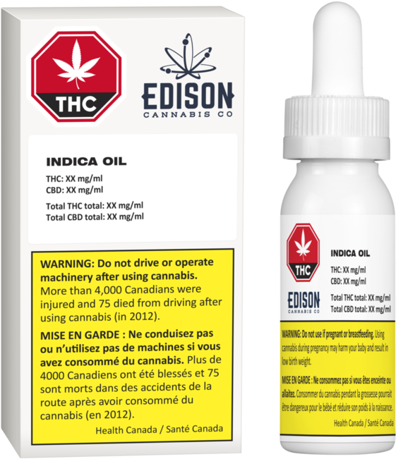 Edison Indica Oil (700x700), Png Download