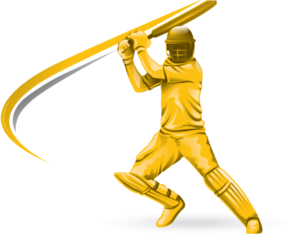 Cricket Clipart Transparent - Cricket Batsman Logo Png (640x480), Png Download
