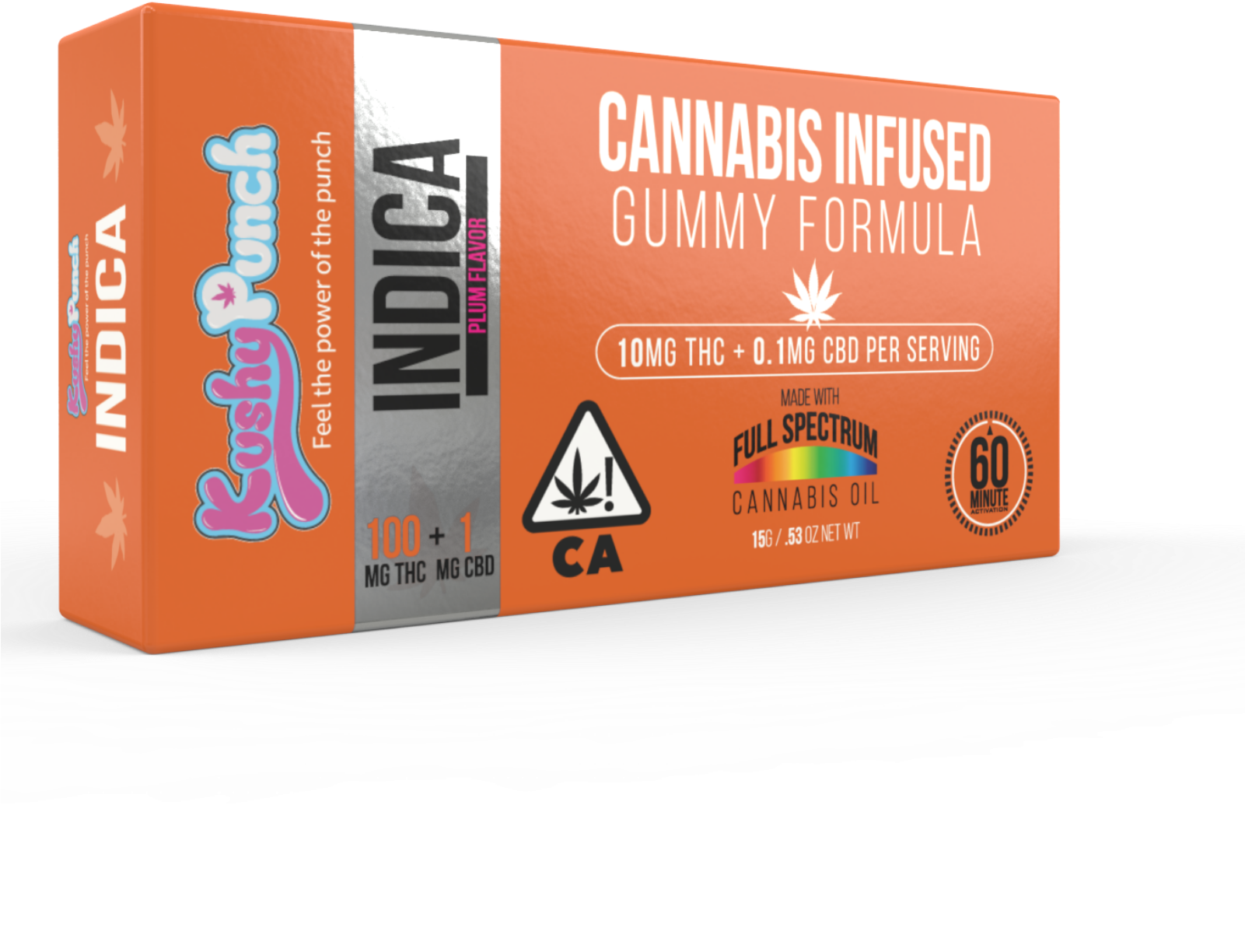 Kushy Punch Indica Plum Gummy By Kushy Punch (1600x1600), Png Download