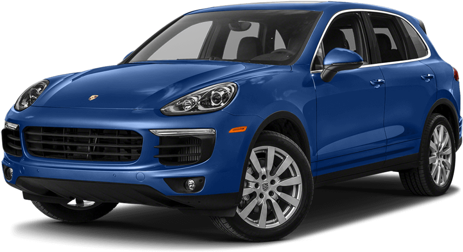 2017 Porsche Cayenne Turbo S Blue - Black Porsche Suv 2018 (1000x545), Png Download