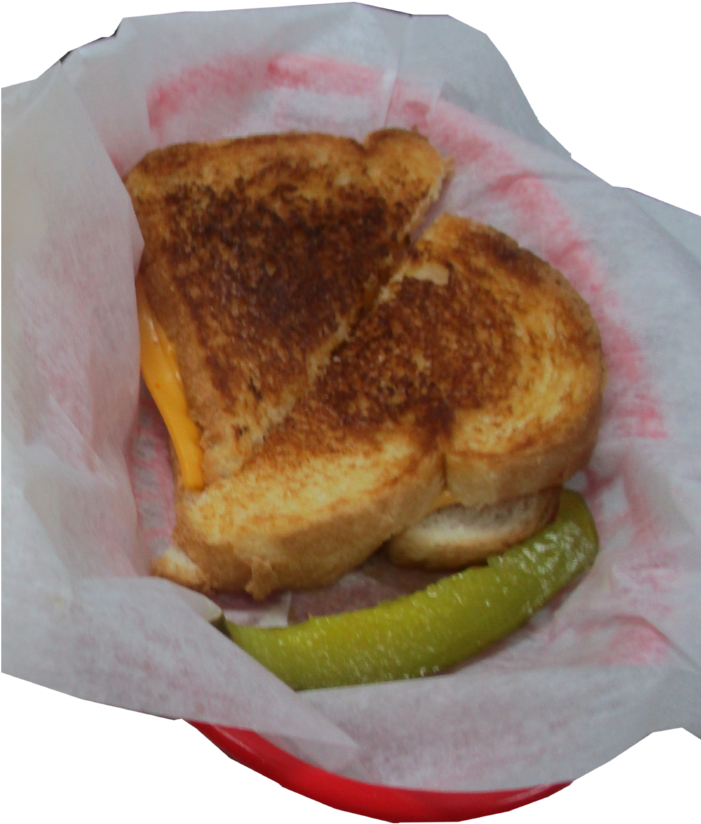 Grilled Cheese - $4 - - Dish (700x852), Png Download