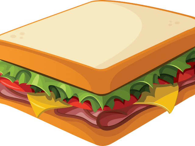 Grilled Cheese Cliparts - Sandwich Clipart Png (640x480), Png Download