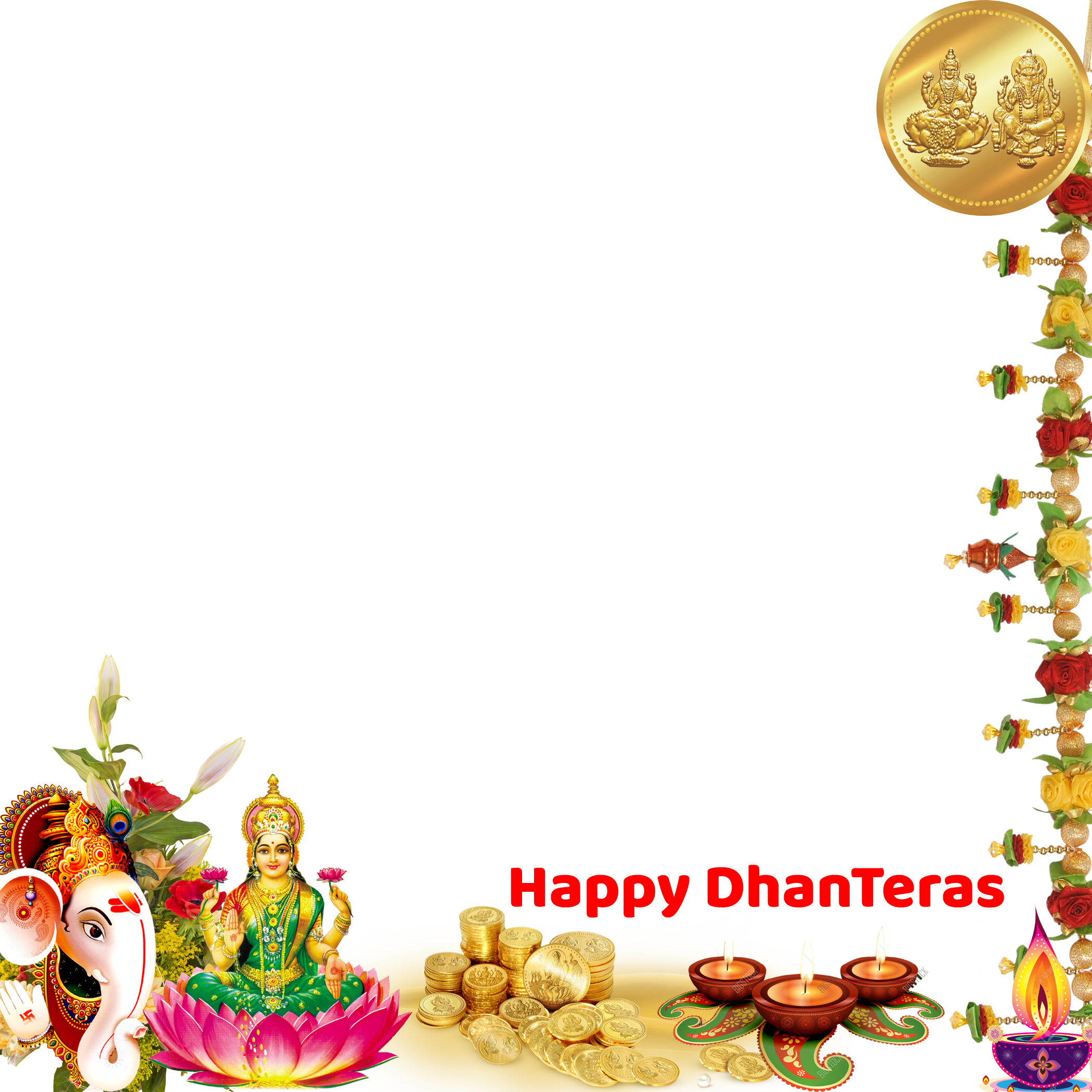 Dhanteras Sticker For Whatsapp (2100x2100), Png Download