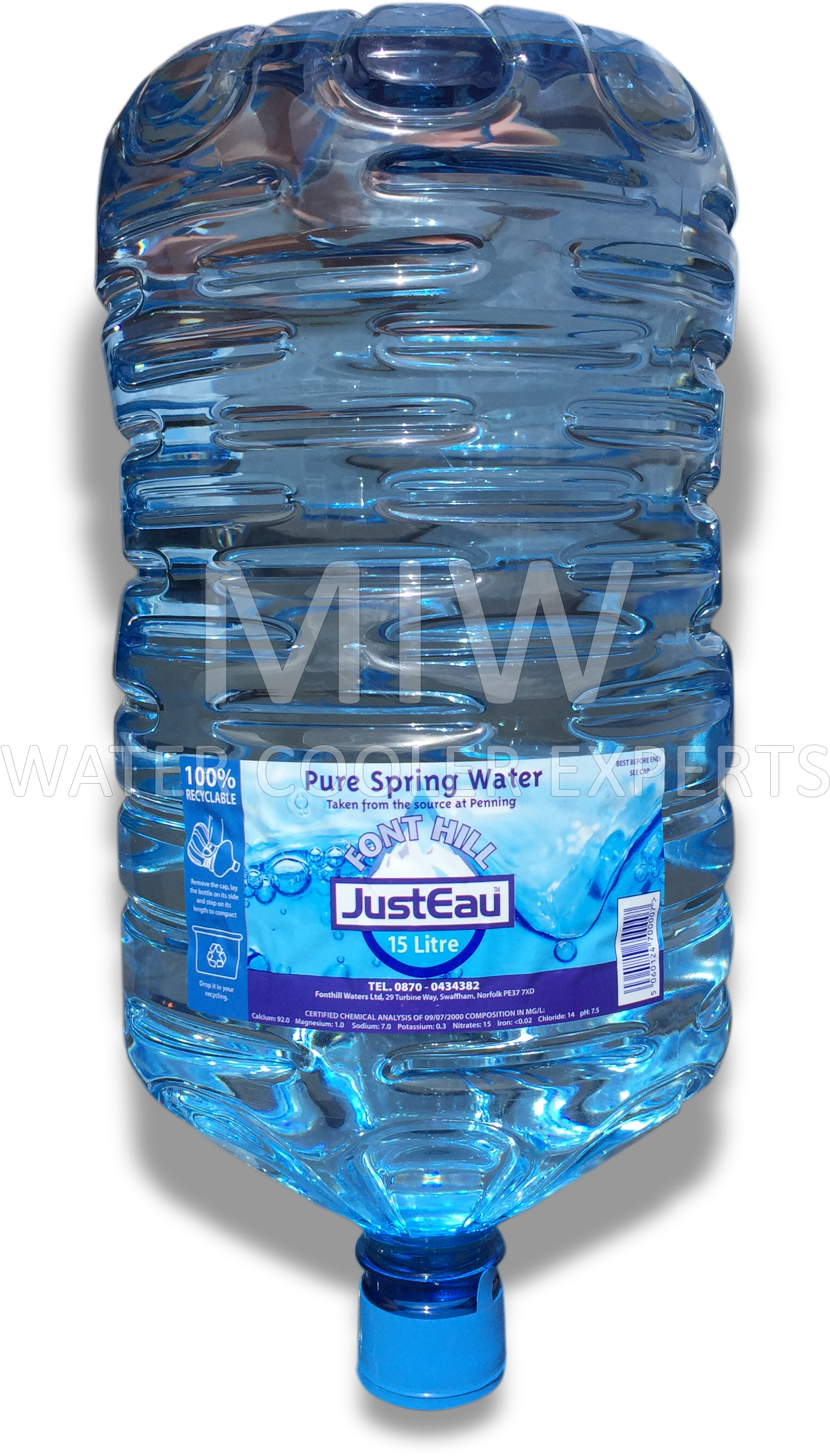 Replacement Spring Water - Spring Water 19l Uk (2448x3264), Png Download