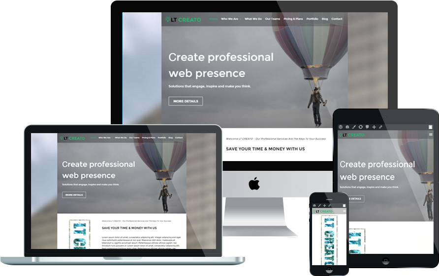 Lt Creato Free Responsive Design / Creative Wordpress - Hotel Booking Joomla Template (1000x750), Png Download