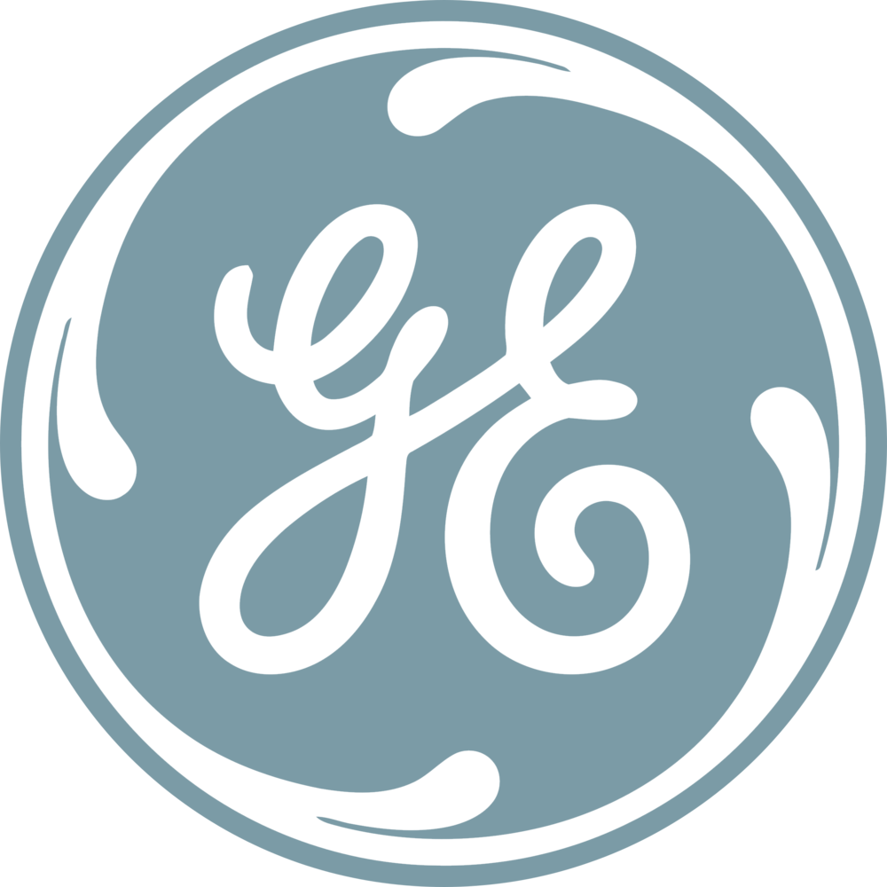 Ge Logo Color - Logotipo General Electric Png (1000x1000), Png Download