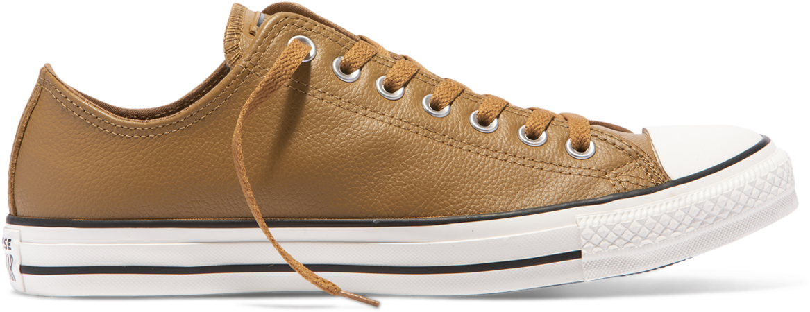 Chuck Taylor All Star Post Game Leather Low Top Burnt - Converse Burnt Caramel (1200x1200), Png Download
