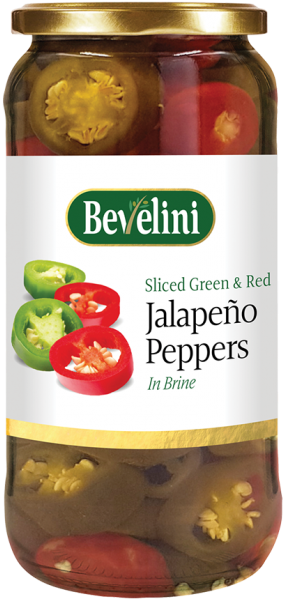 Bevelini Green & Red Jalapeno - Achaar (600x662), Png Download