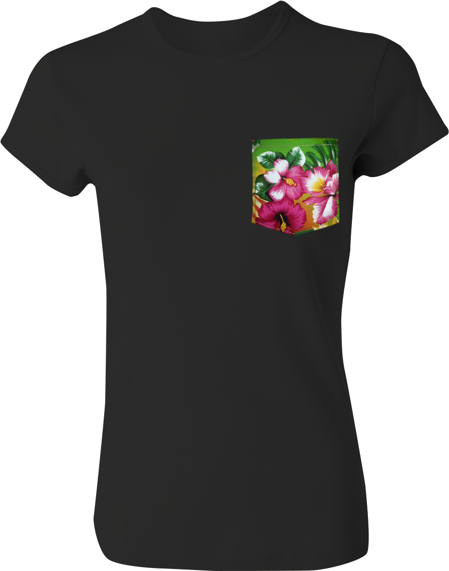 Hawaiian Flower Custom Pocket - Cattleya (1000x1250), Png Download