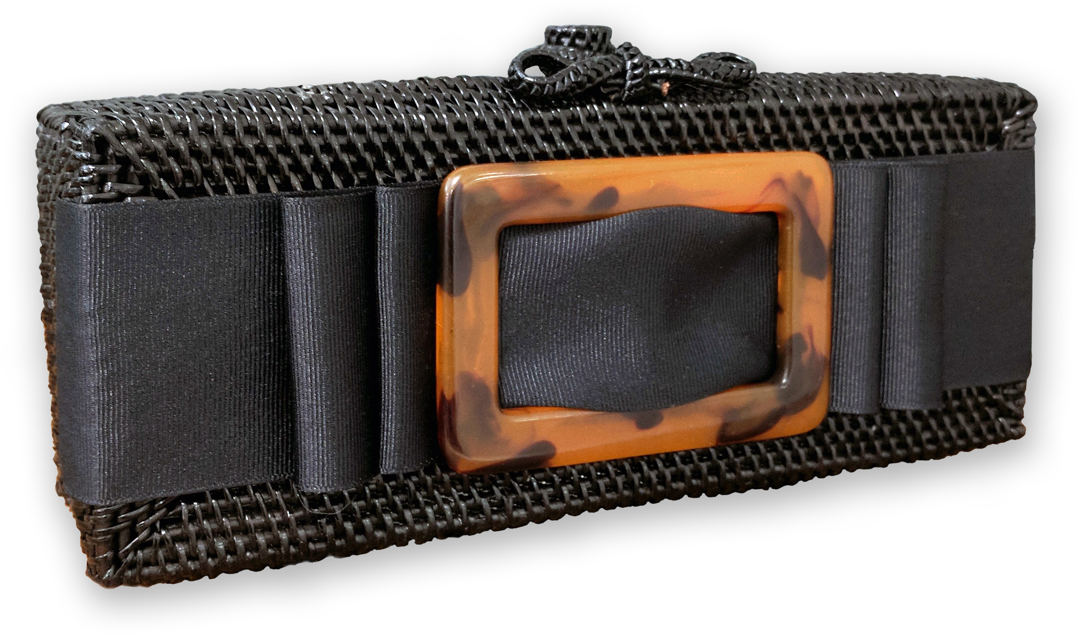 Black Bow Buckle Purse Lisi Lerch Monica Lavin Label - Leather (2557x2557), Png Download