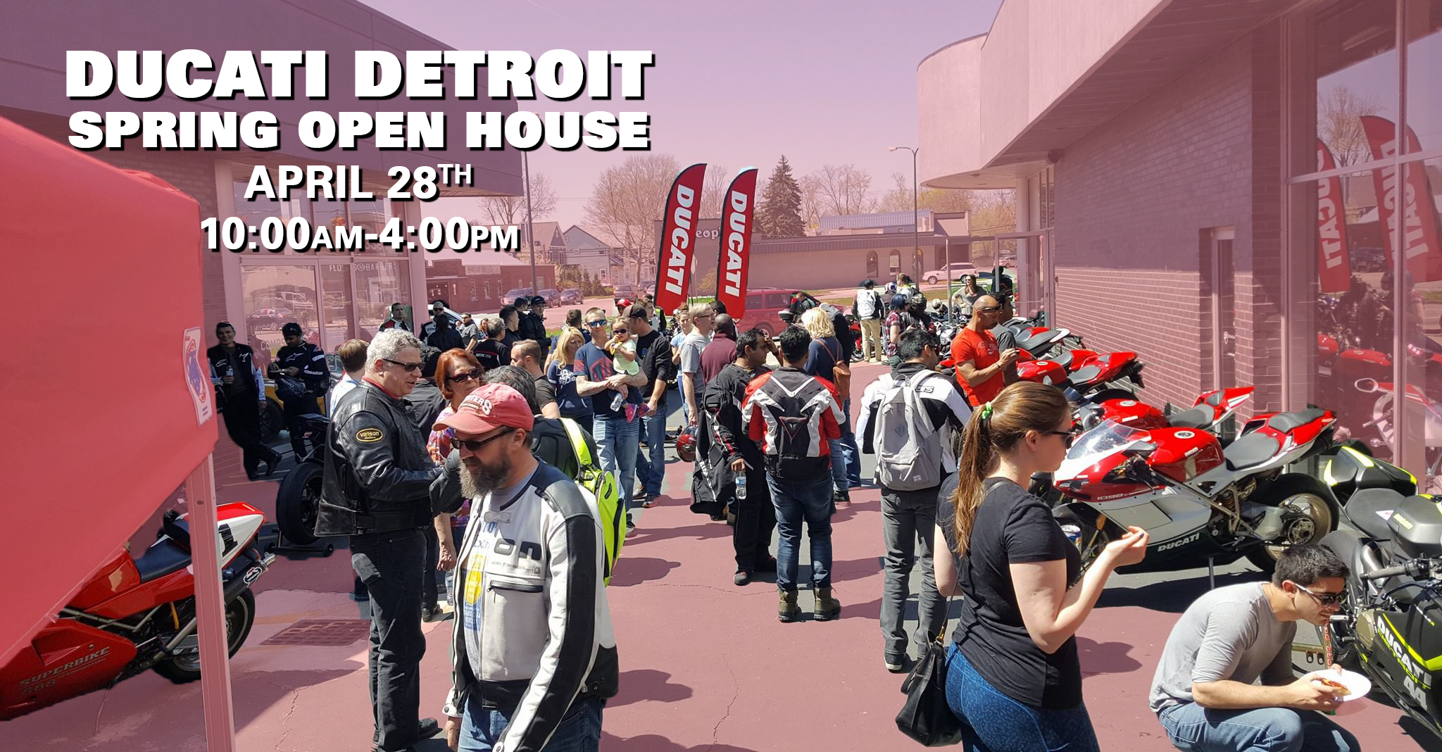 Spring Open House - Crowd (2048x1068), Png Download