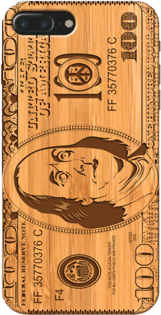 100 Dollar Bill - Mobile Phone Case (640x640), Png Download