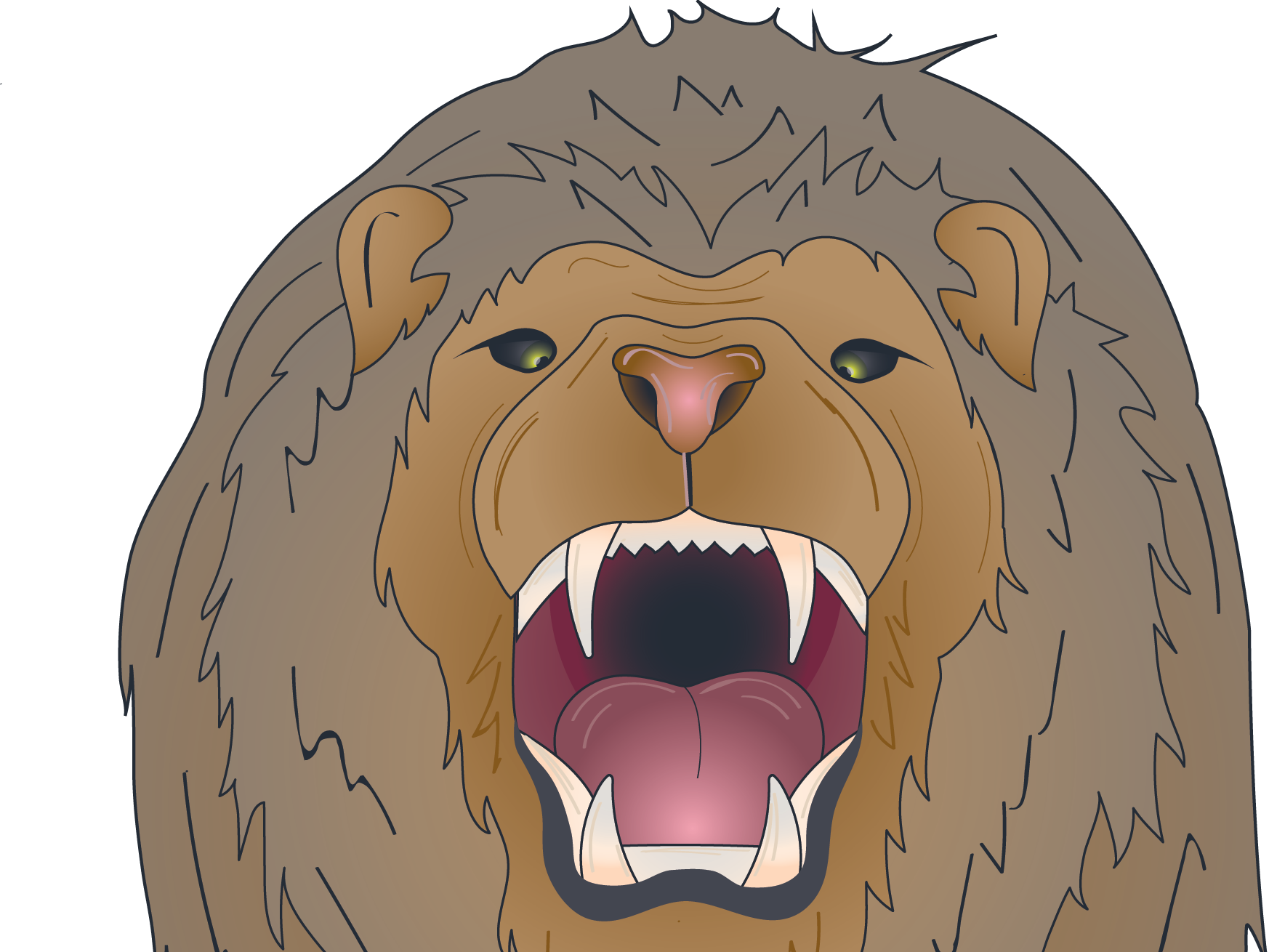 Br Llenderl We - Masai Lion (1746x1310), Png Download