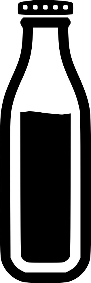 Milk Bottle Glass Comments - Arch (316x980), Png Download