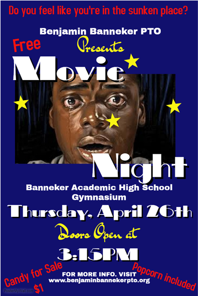 Movie Night Feature - Poster (1350x590), Png Download