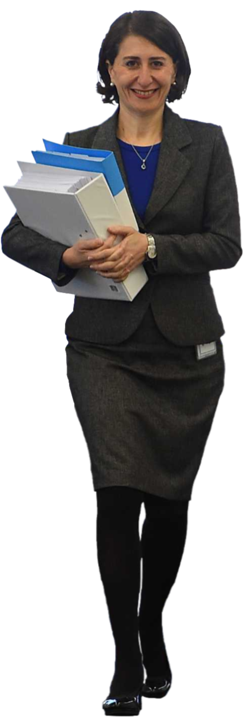 2014 Archibald Portrait Entry By Salvatore Zofrea Minus - Gladys Berejiklian Abc (596x1464), Png Download