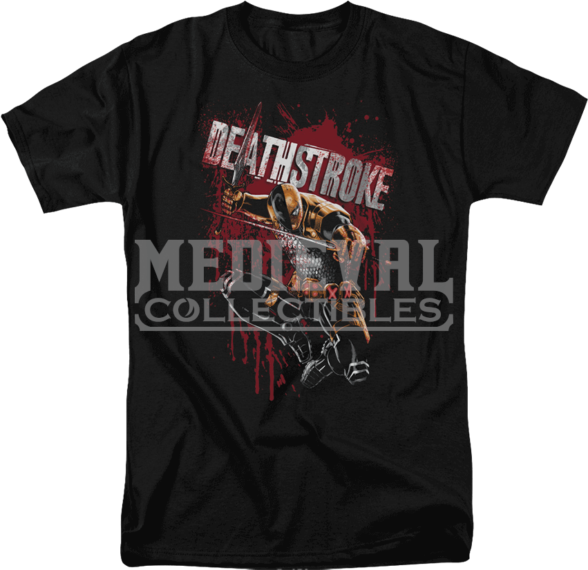 Deathstroke Assassin T-shirt - Dare Shirt Png (850x850), Png Download