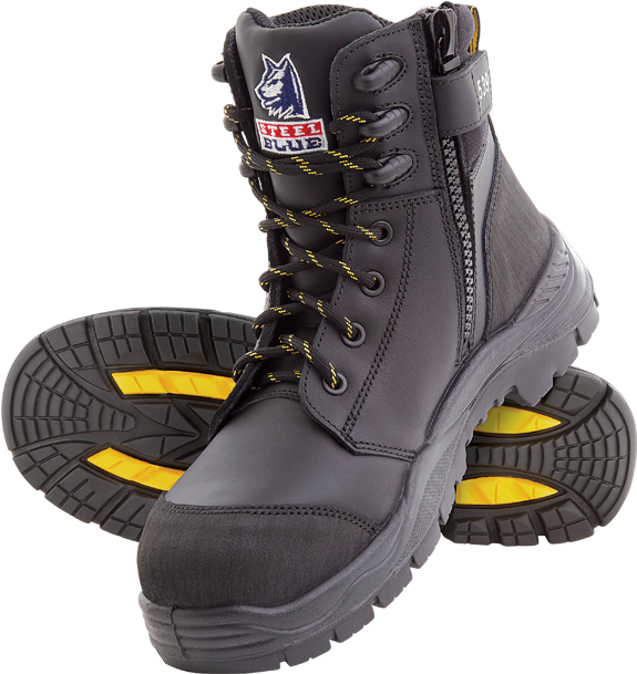 Steel Blue Argyle Zip Boots (645x645), Png Download
