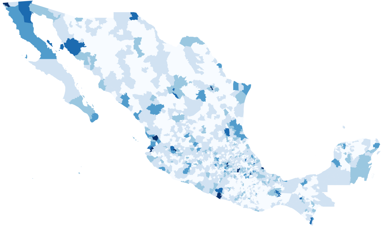 La Luz Del Mundo In Mexico By Municipalities - Illustration (1280x905), Png Download