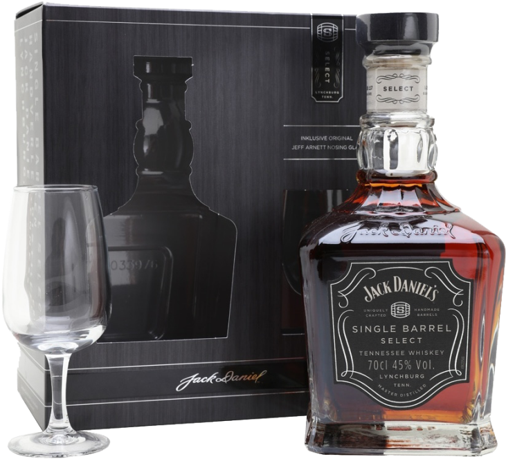 Jack Daniel's Single Barrel Select Glass (800x1200), Png Download