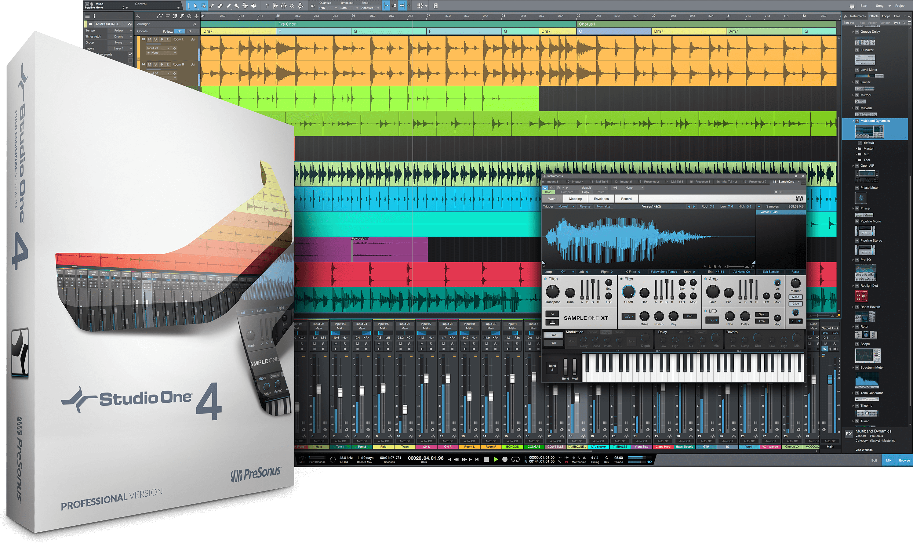 Presonus Is Shipping Studio One 4, A Major Update To - Presonus Studio One 4 Artist (3000x1785), Png Download