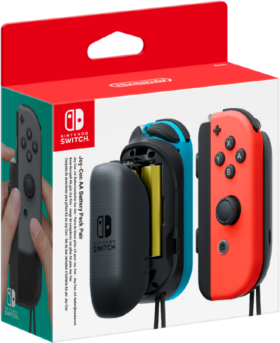 Joy-con Aa Battery Pack - Joycon Aa Battery Pack (1024x1005), Png Download