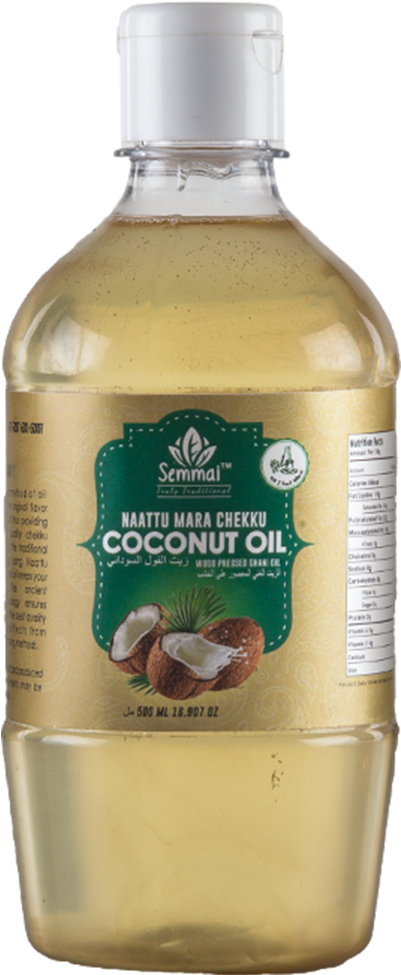 Coconut Oil 500ml - Bottle (1000x1000), Png Download