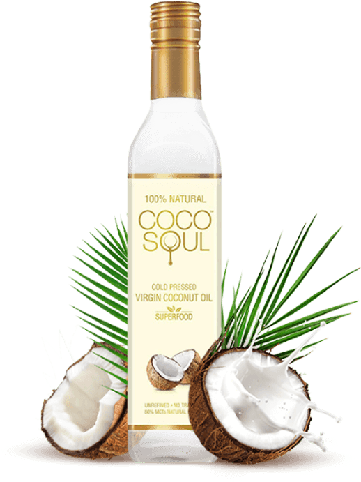 Natural Virgin Coconut Oil - Cocosoul Packaging Design (529x693), Png Download