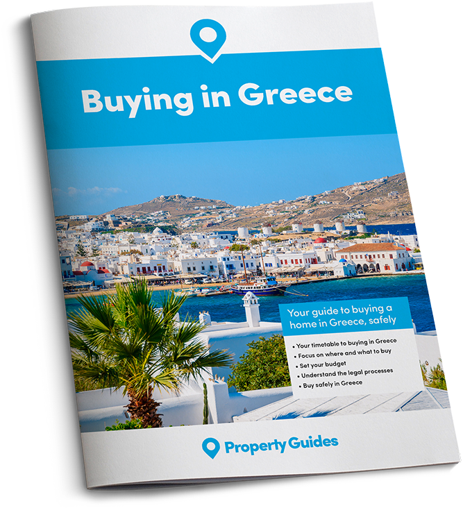 Greece Property Guides Cover - Mykonos (696x760), Png Download