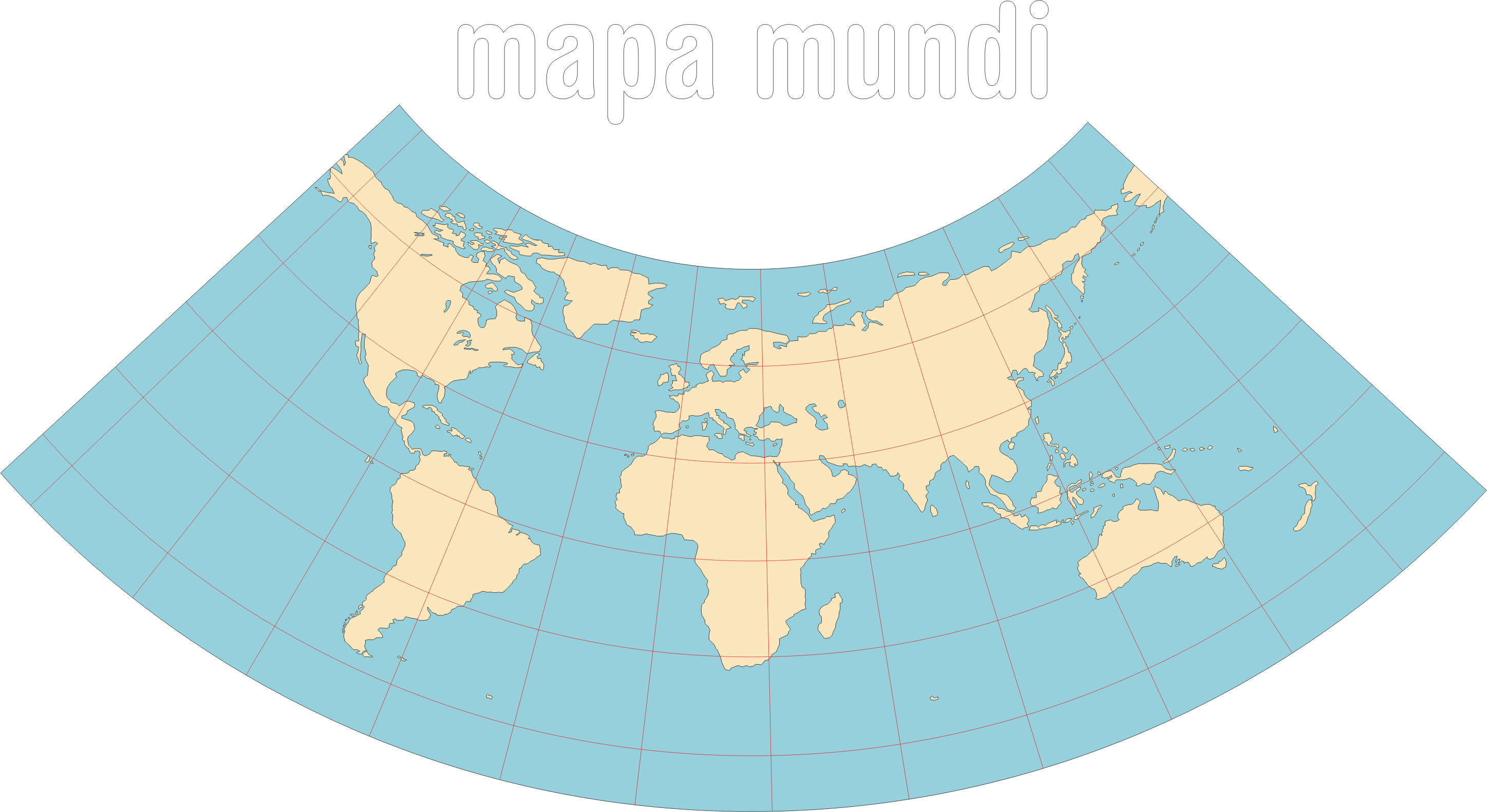 Mapa Mundi - Atlas (2895x1582), Png Download