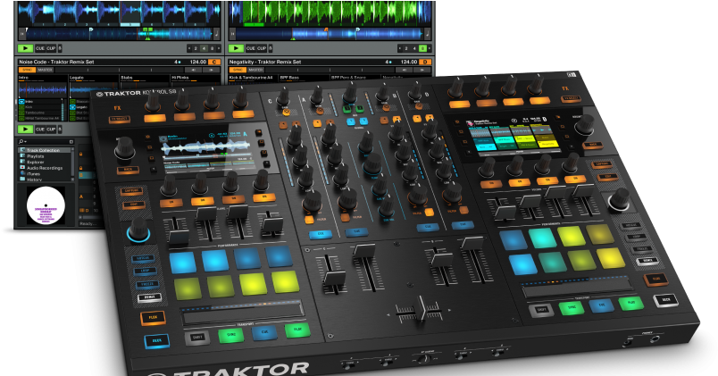 Traktor Kontrol S8 Brings The Dj Back To The Party - Traktor Kontrol F8 (820x420), Png Download