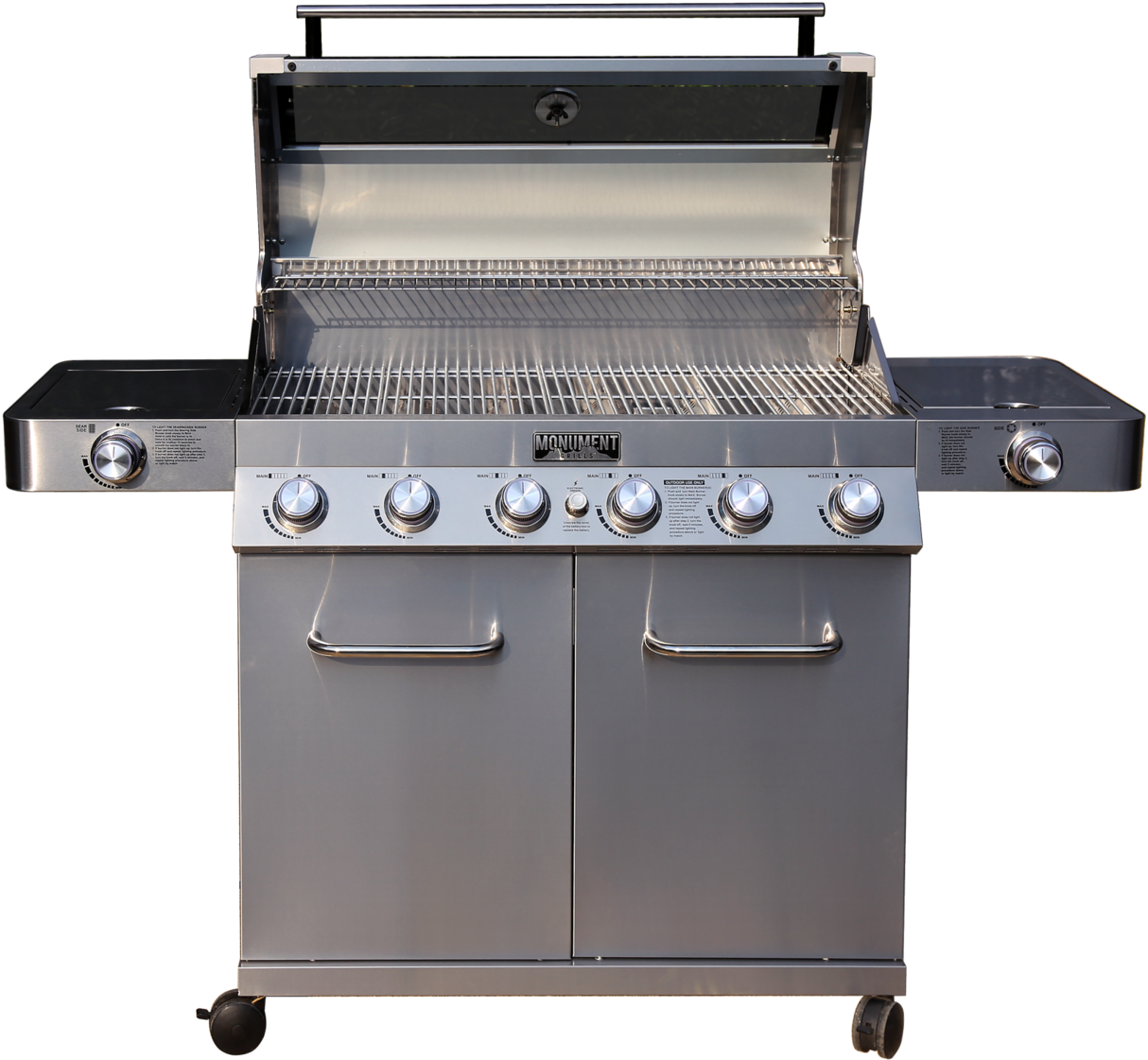 Outdoor Grill Rack & Topper (800x734), Png Download