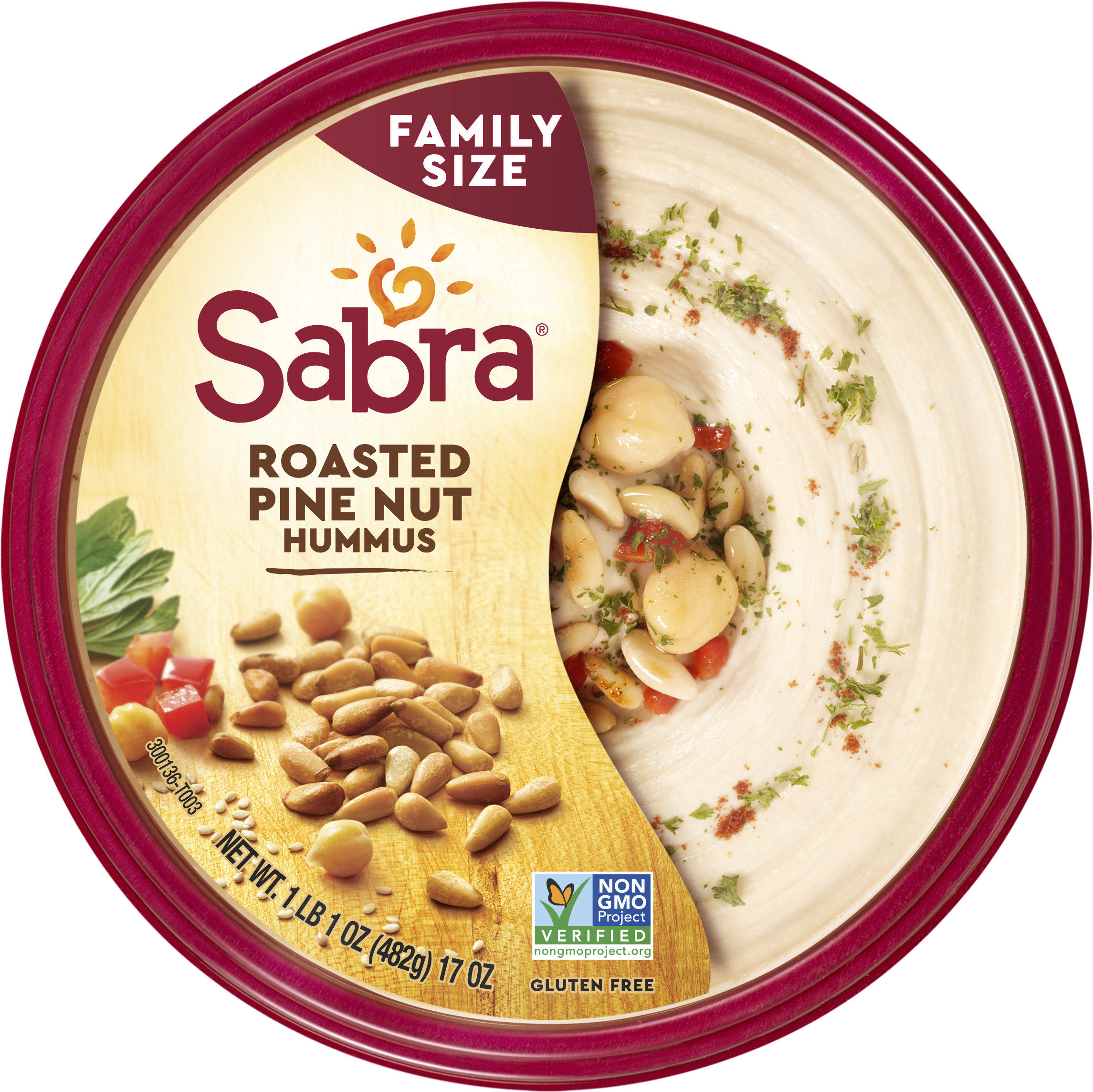 Sabra Roasted Garlic Hummus (2700x2700), Png Download