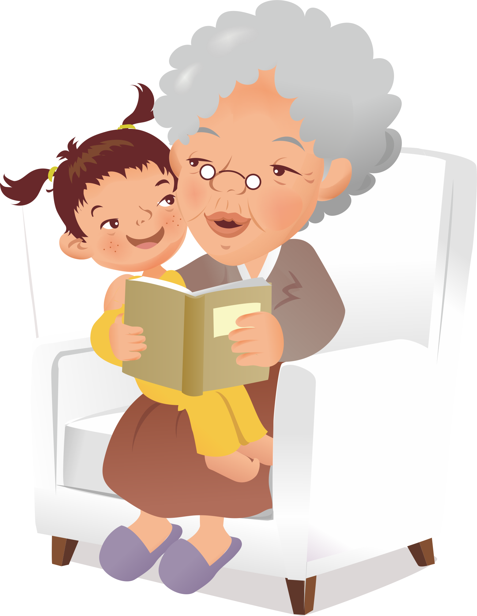 Grandparent Grandchild Grandmother Grandfather Family - Grandparent (1558x2013), Png Download