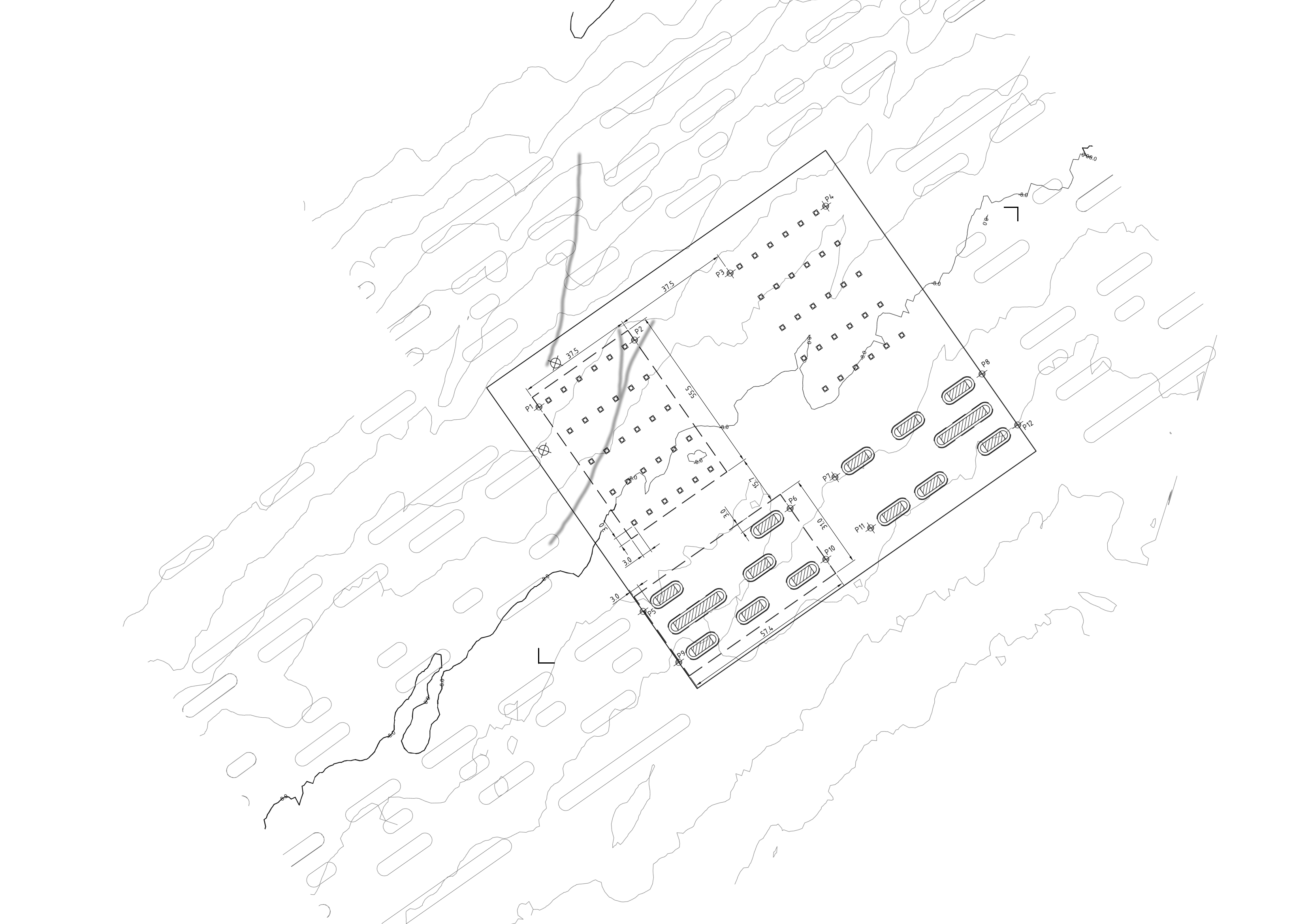 Ardrossan Trial Area Map - Sketch (3311x2338), Png Download