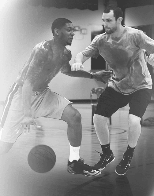 Player Left Player Right - Monochrome (503x642), Png Download