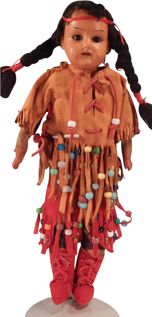 Sweet Armand Marseille Indian Doll From Dodobirddolls - Figurine (1041x1041), Png Download