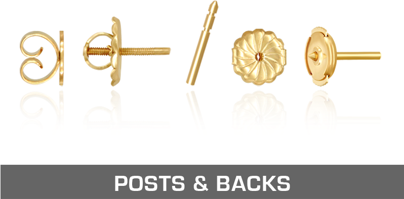 Ross Metals Findings Earrings Accessories Friction - Body Jewelry (800x565), Png Download