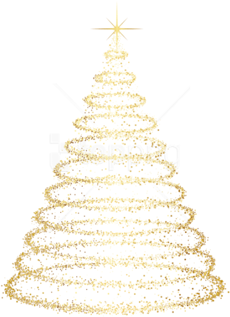 Free Png Gold Deco Christmas Tree Transparent Png - Transparent Background Christmas Tree Png (480x663), Png Download
