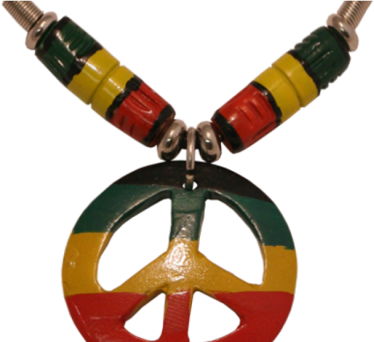 Necklace Clipart Peace Sign - Peace Symbol Necklace Png (640x480), Png Download