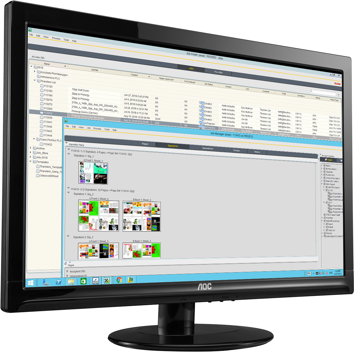 Tharstern Kodak Prinergy Integration (1760x1280), Png Download