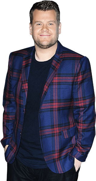 James Corden On Into The Woods, Taking Over The Late - Plaid (900x599), Png Download