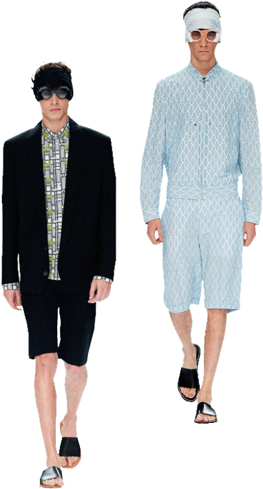 Hussein Chalayan's Intellectual Take On Fashion Inspires - Hussein Chalayan 2000s Menswear (486x719), Png Download