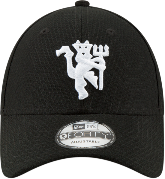 Manchester United New Era 940 Black Hex Sp19 Team Cap - Manchester United (550x599), Png Download