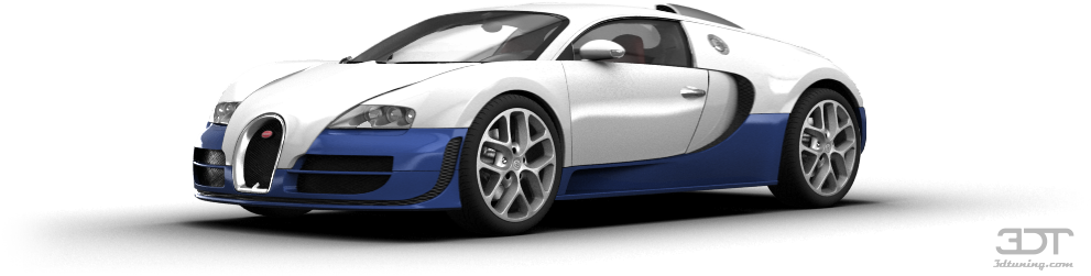 Bugatti Veyron Coupe 2005 Tuning - Bugatti Veyron (1004x373), Png Download