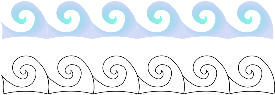 Waves Png (900x352), Png Download