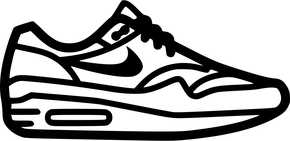 Nike Airmax Svg Png Icon Free Download - Nike Shoe Icon Png (980x478), Png Download