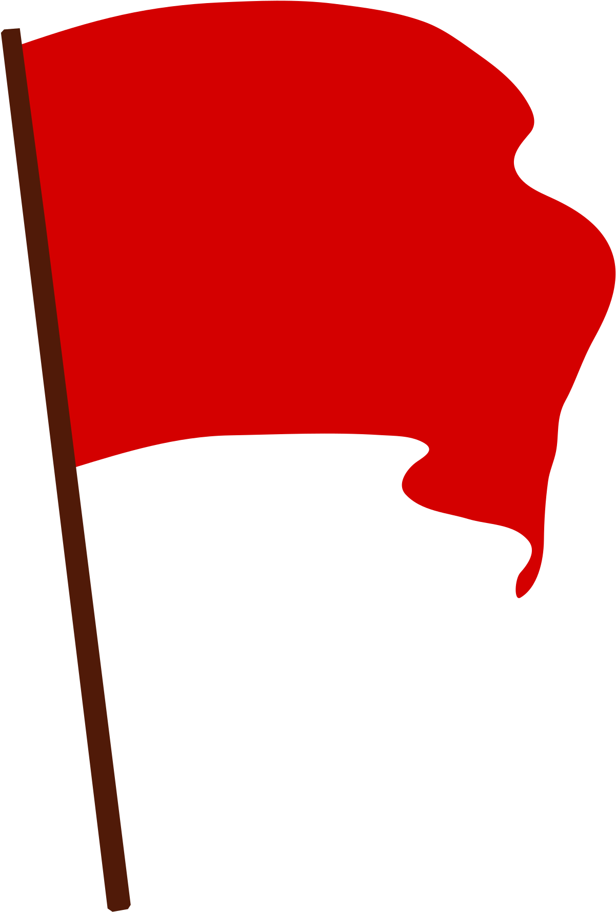 Red Flag Png - Brazil Flag Clip Art (1620x2400), Png Download
