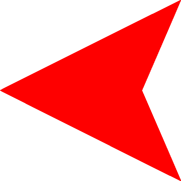 Red Arrow Left - Red Arrow Png (600x600), Png Download
