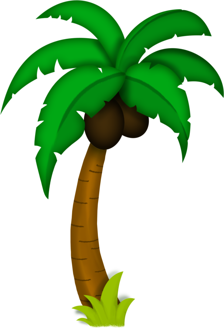 Palm Tree For Game By Hrtddy - Palm Tree Drawing Png (738x1082), Png Download
